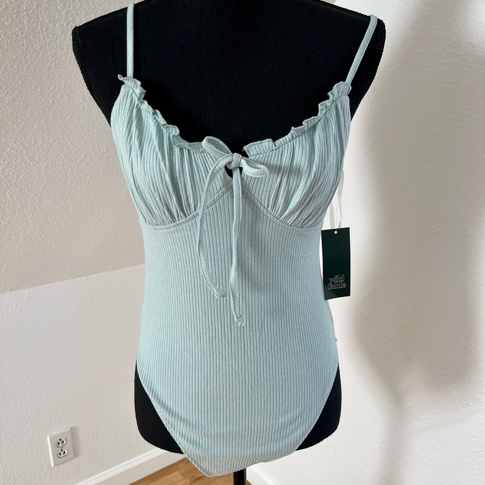 Baby blue bodysuit